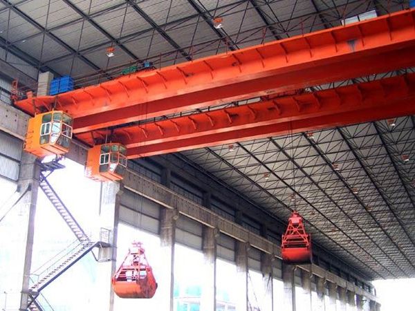 Grab bridge crane