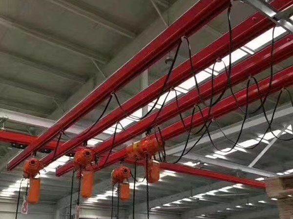 Electric single beam suspension bridge crane